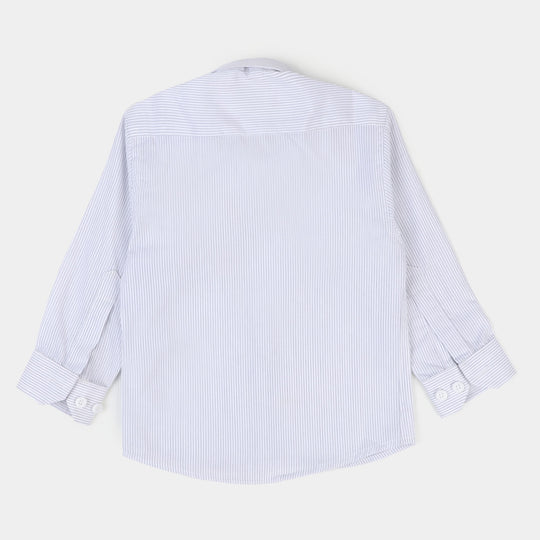 Infant Boys Casual Shirt- Light Grey