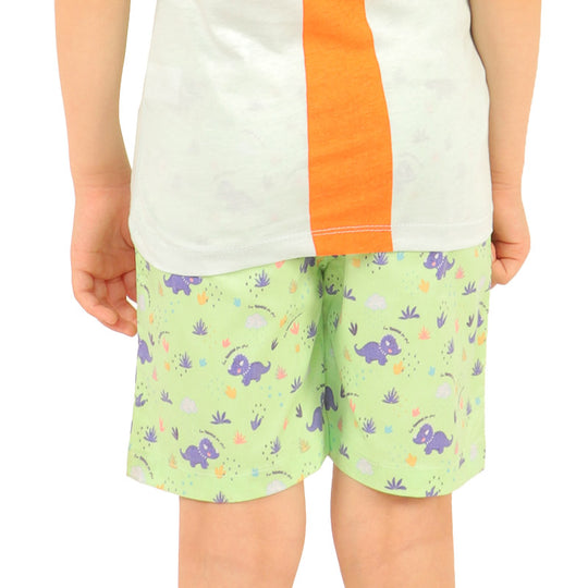 Boys Short Cotton Rhino Park - Green