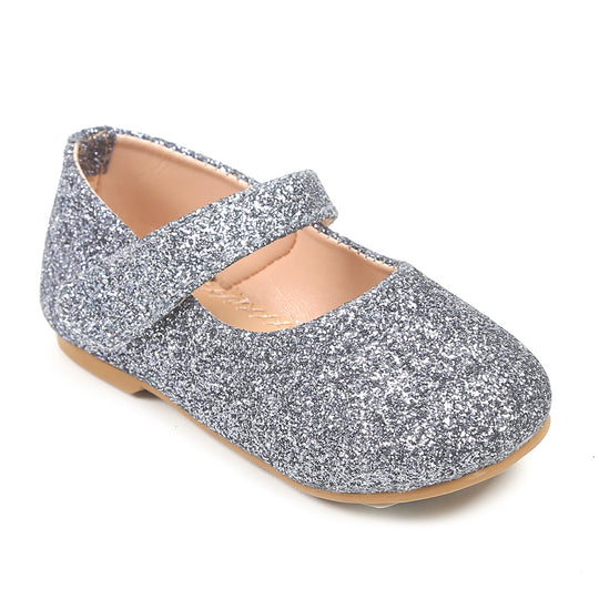 Girls Pumps 640-4 - SILVER