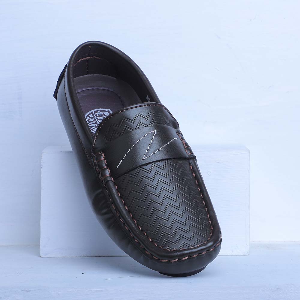 Loafers For Boys - Coffee