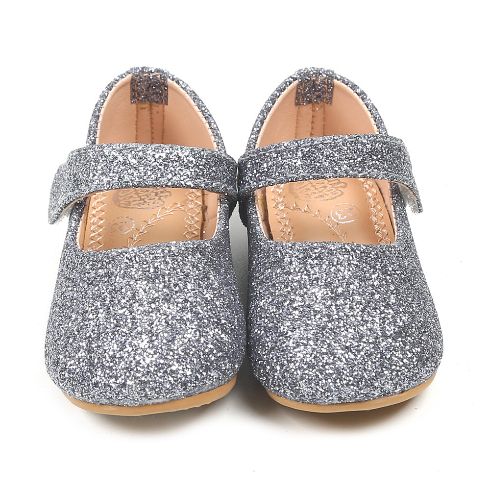 Girls Pumps 640-4 - SILVER