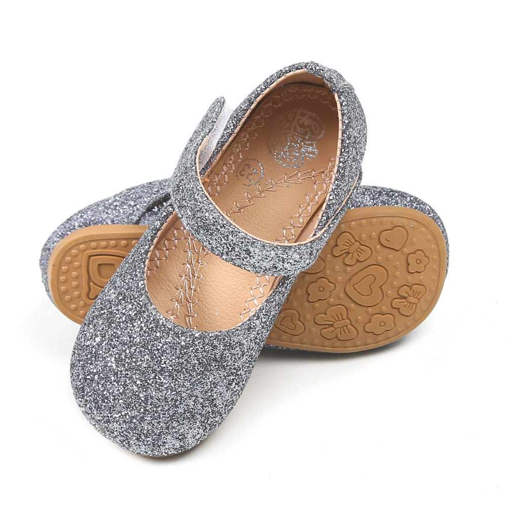 Girls Pumps 640-4 - SILVER