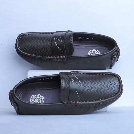 Loafers For Boys - Coffee