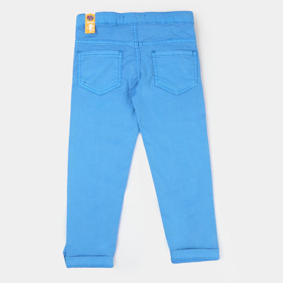 Boys Cotton Pant Character - Blue