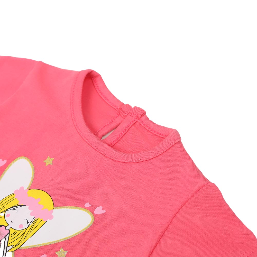 Infant Girls T-Shirt Cutest Catch - Pink Lemon