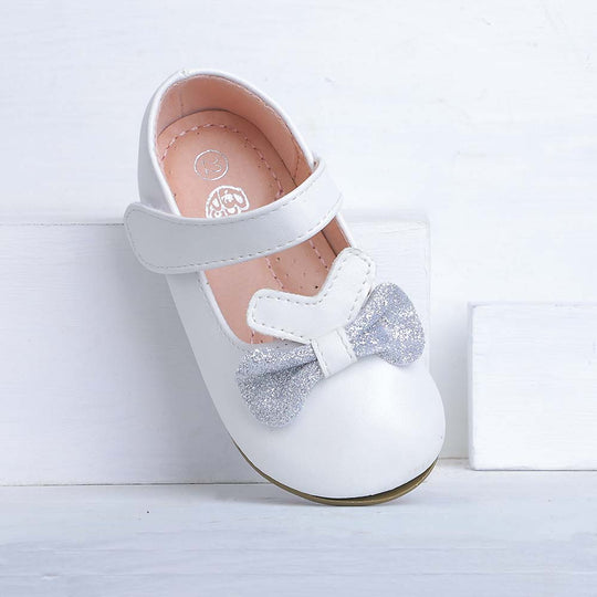 Pumps For Girls - White/Silver