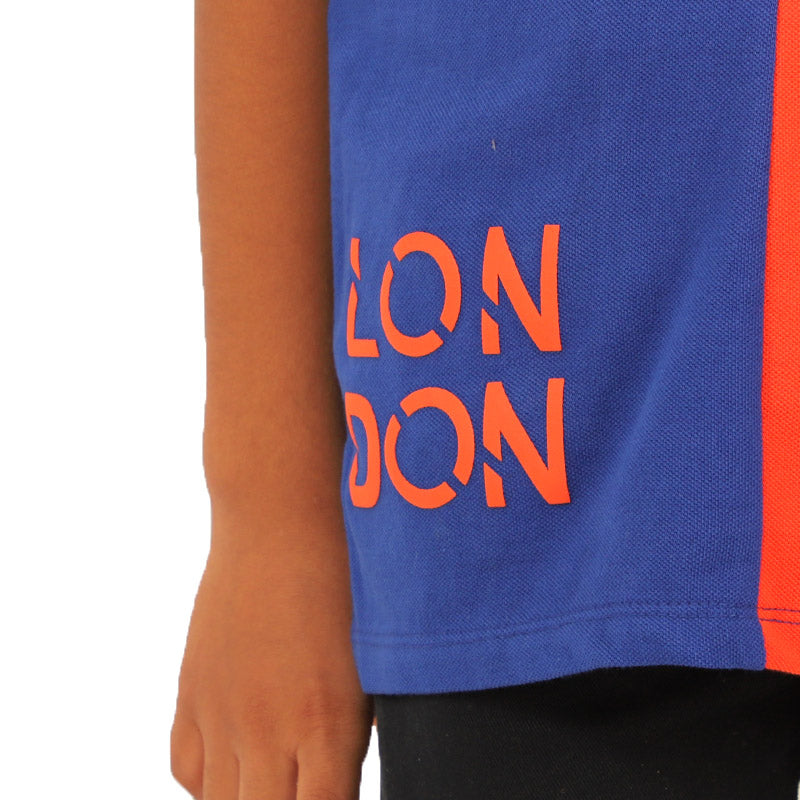 Boys Polo London - Blue/Red