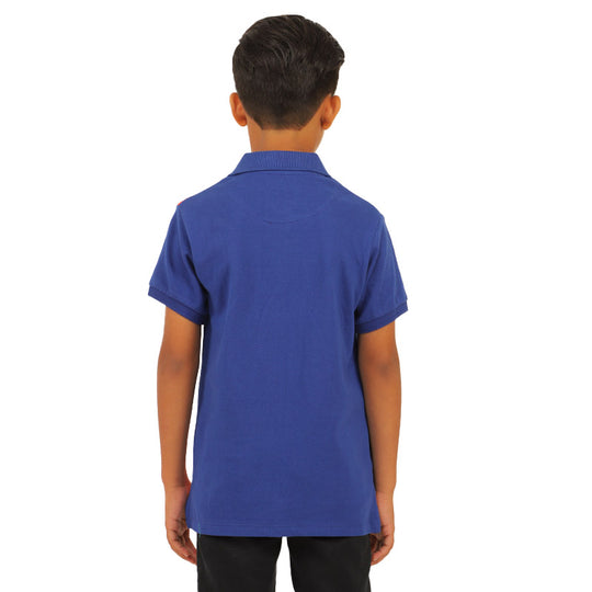 Boys Polo London - Blue/Red