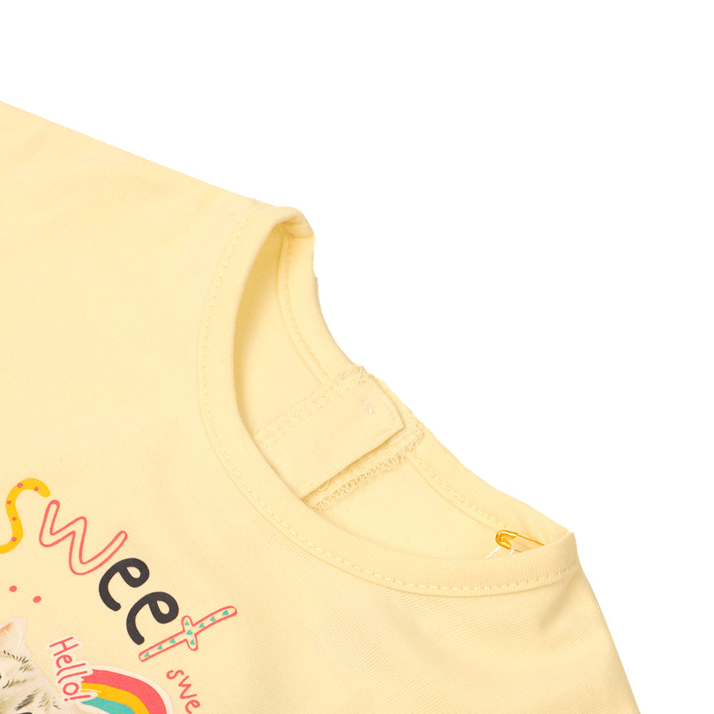 Infant Girls T-Shirt So Sweet - Cream