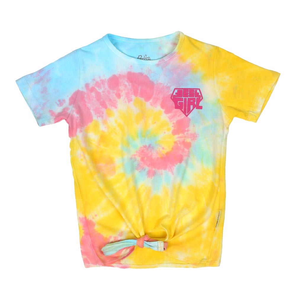 Girls T-Shirt Best Girl - Tie & Dye