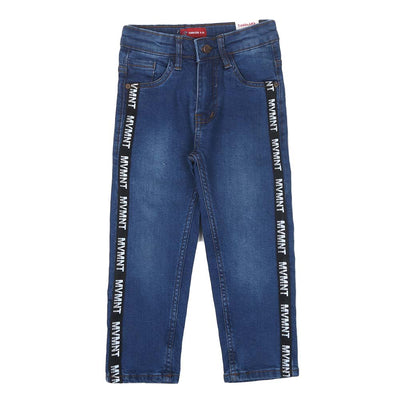 Boys Pants Denim Mvmnt Tape - Mid Blue