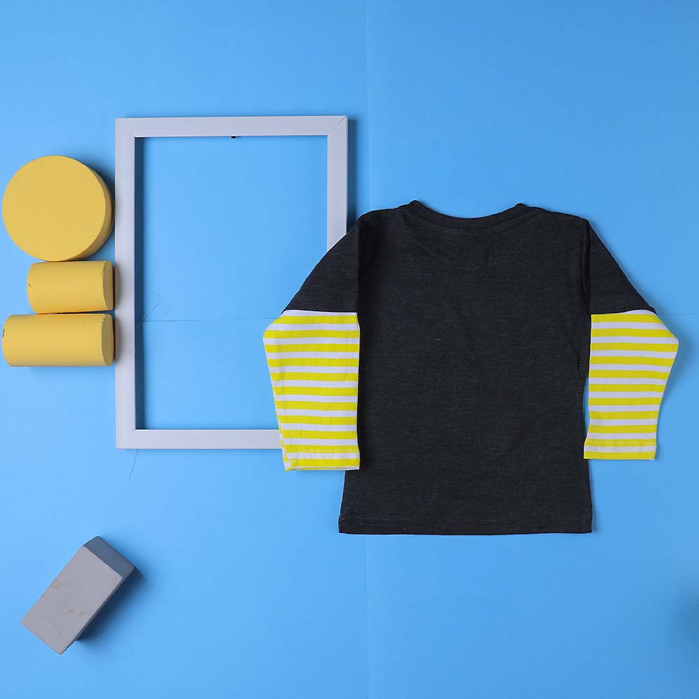 Pikachu T-Shirt For Boys - Charcoal (BTS-255)