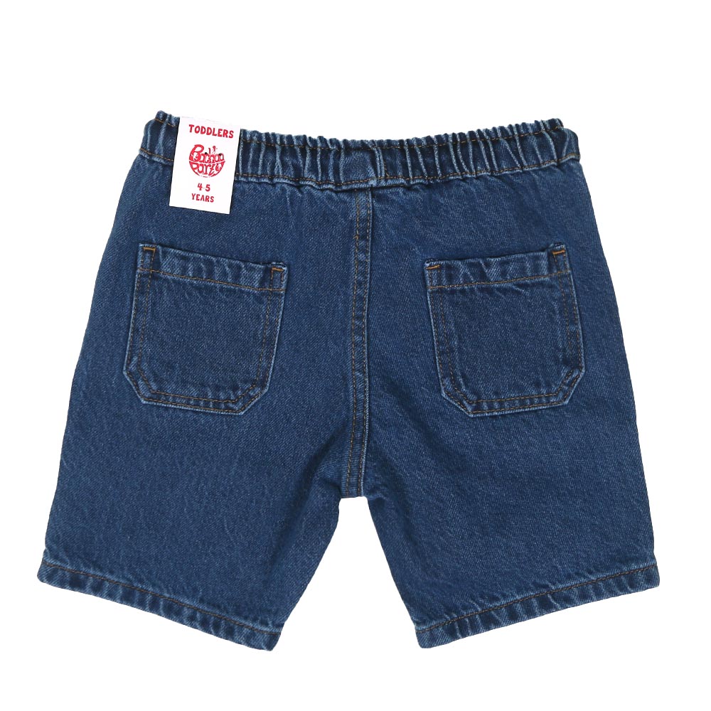 Boys Short Denim LA EMB - Mid Blue