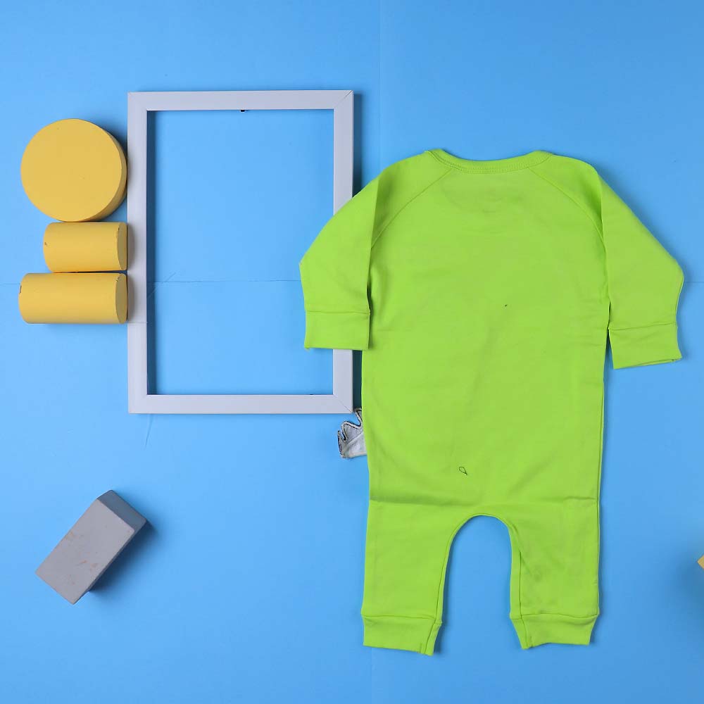 Dino Friend Romper For Boys - Green