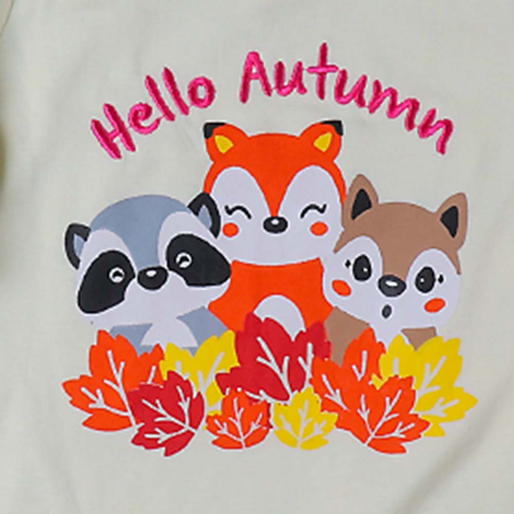 Hello Autumn Romper For Boys