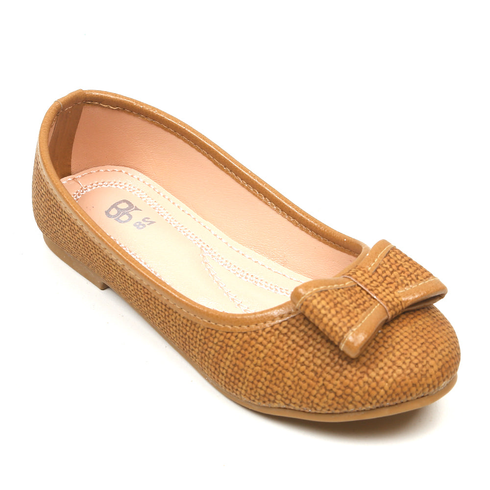 Girls Pump 640-11-Brown