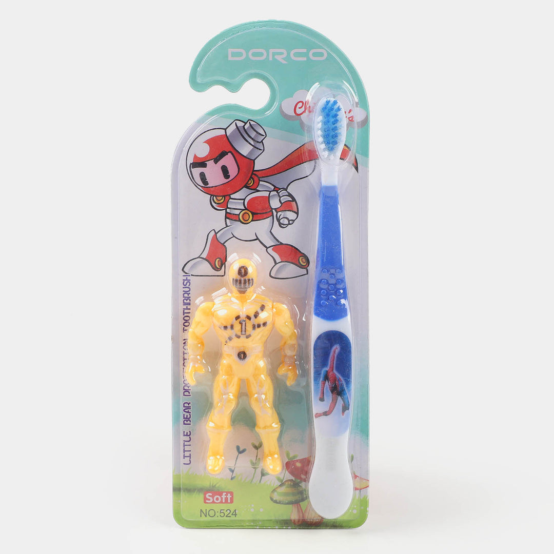 kids Toothbrush with Character Toy