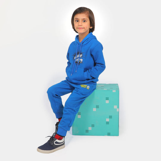 Boys 2 Pcs Suit Cartoon Character - Royal Blue