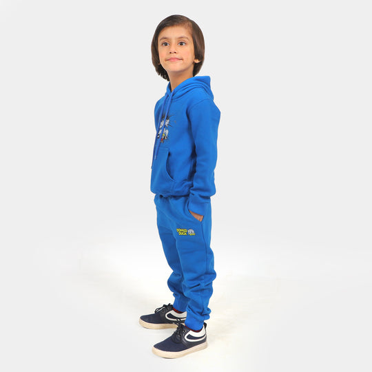 Boys 2 Pcs Suit Cartoon Character - Royal Blue