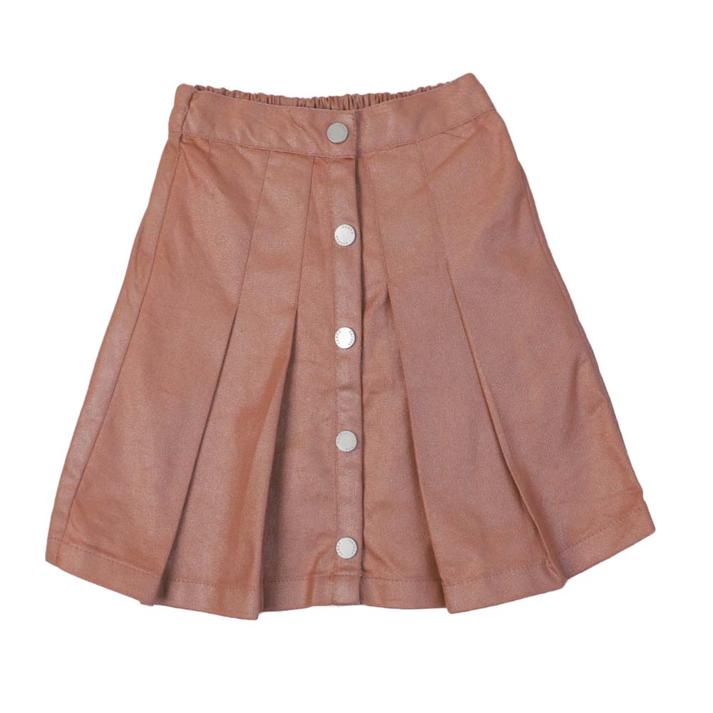 Girls Skirts Coated F-Open - Brown