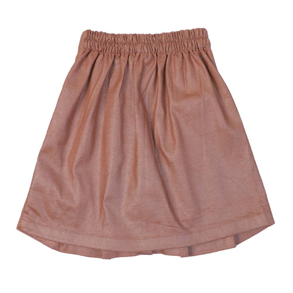 Infant Girls Skirt Coated F-Open - Brown