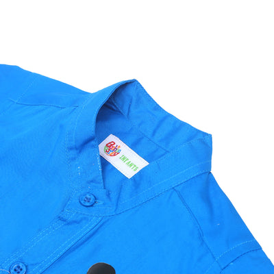 Infant Boys Casual Shirt -Royal Blue