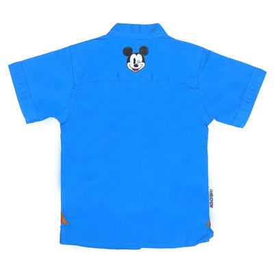 Infant Boys Casual Shirt -Royal Blue