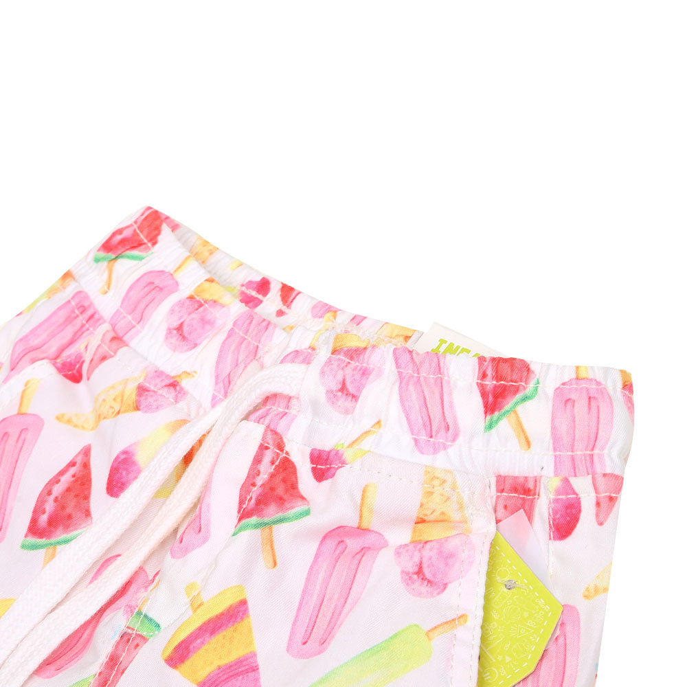 Infant Girls Jagging Cotton Ice Cream-Multi