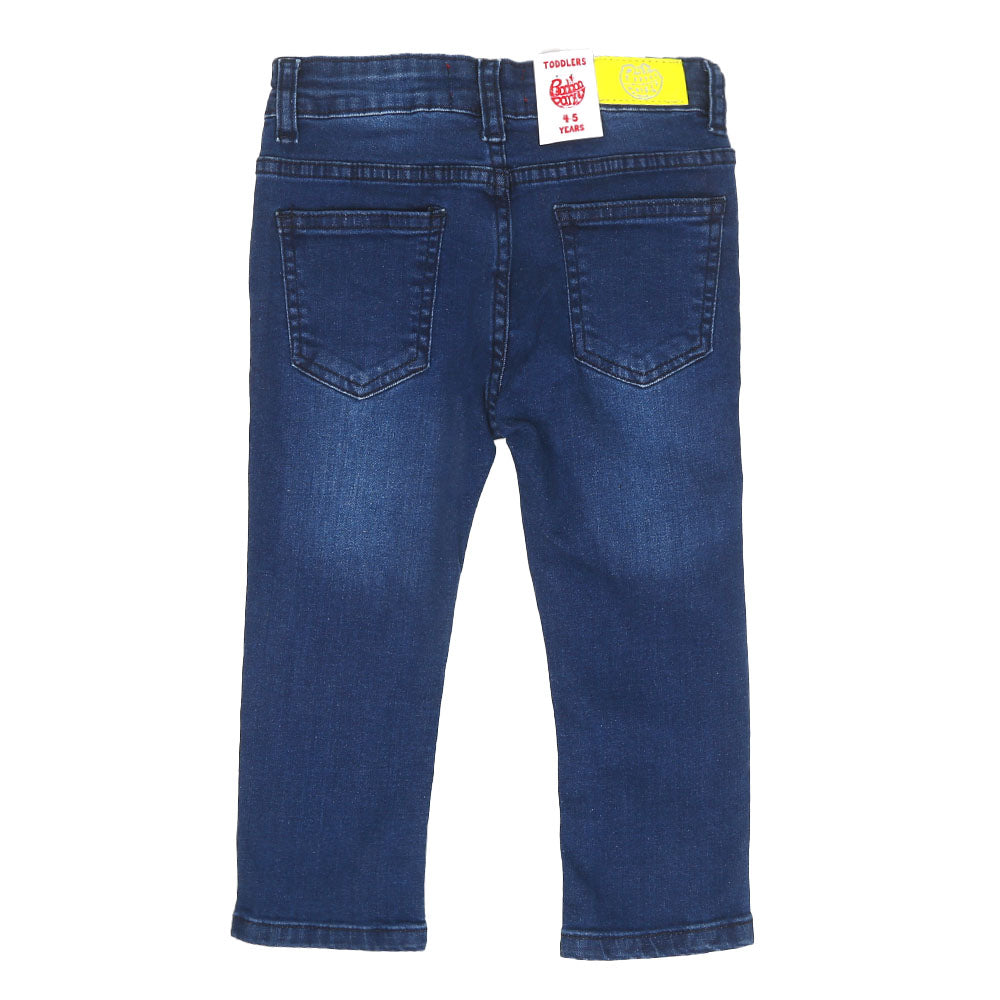 Girls Pant Denim Star-Blue