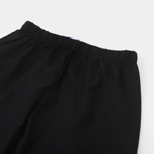 Teens Girls Cotton Culotte - BLACK