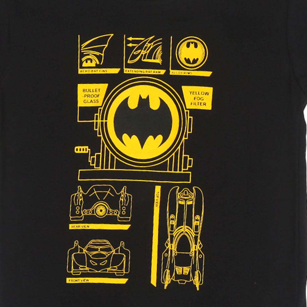 Boys T-shirt Batmobile-Jet Black