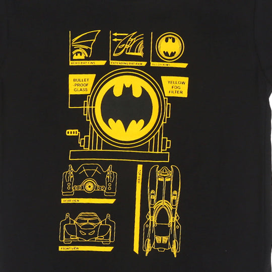 Boys T-shirt Batmobile-Jet Black