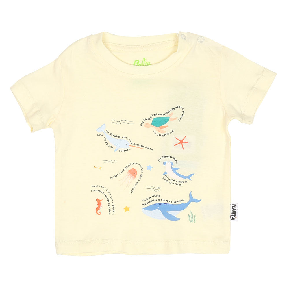 Infant Boys T-Shirt My Self-Cream