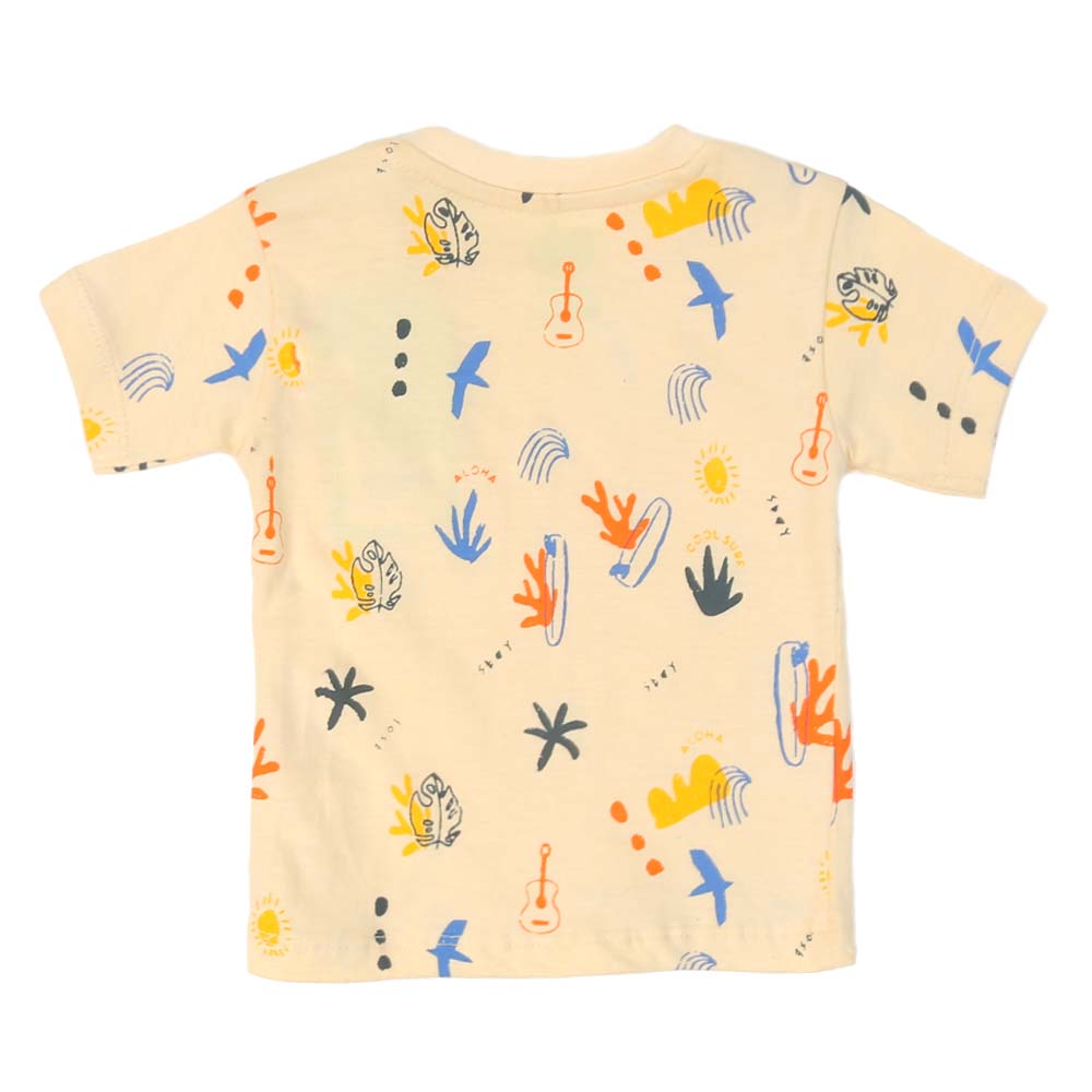 Infant Boys T-Shirt Stay Lost - Wood Ash