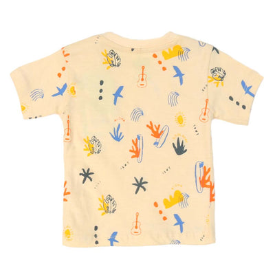 Infant Boys T-Shirt Stay Lost - Wood Ash