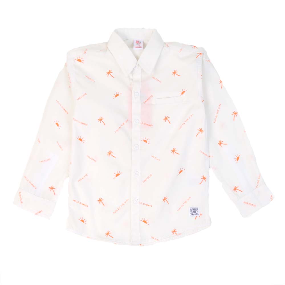 Boys Casual Shirt - White