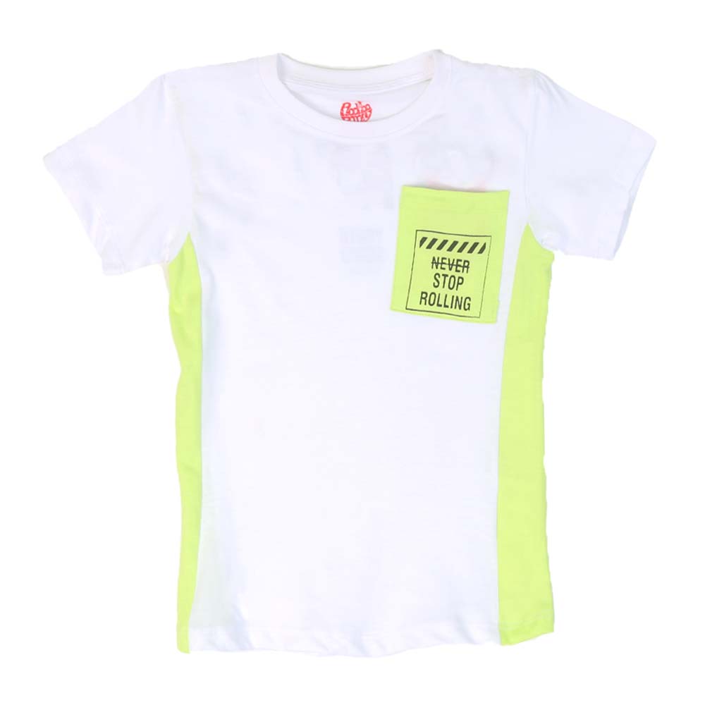 Boys T-Shirt Skater - White