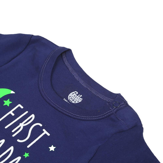 Infant Basic Romper Unisex First Ramzan - NAVY
