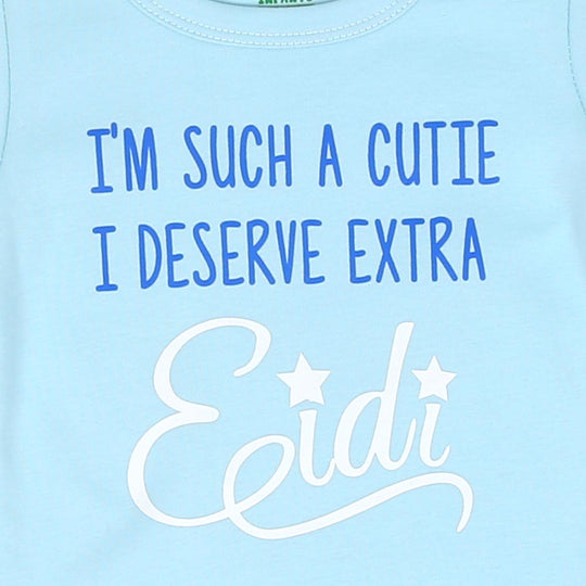 Infant Basic Romper Unisex Extra Eidi - Sky Blue