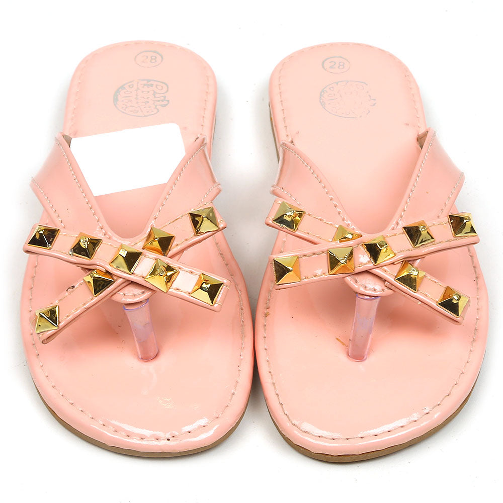 Girls Slippers Valentino 07-Pink