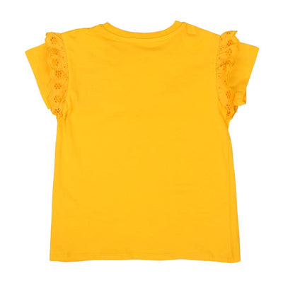 Girls T-Shirt Lace - L-Chrome
