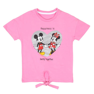 Girls T-Shirt Being Together - Pink
