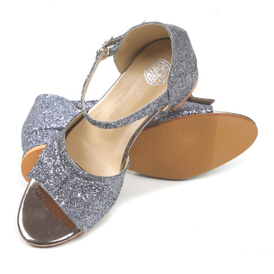 Girls Sandal Heels - Grey