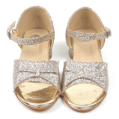 Girls Sandal Heels - Golden