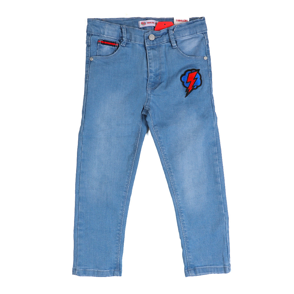 Denim Pant For Boys - Ice Blue