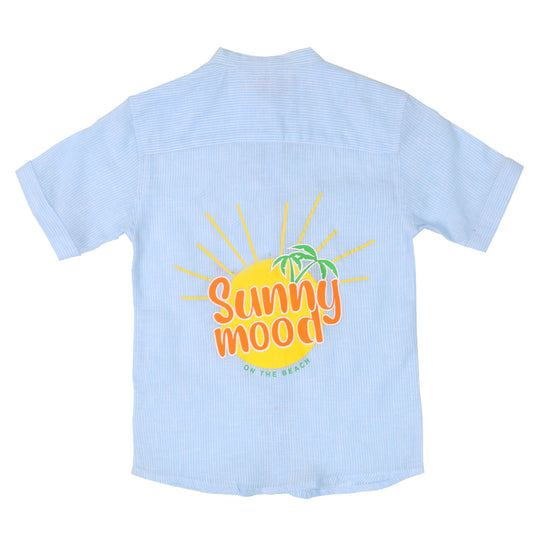 Boys Casual Shirt Sunny Mood - Blue Strip
