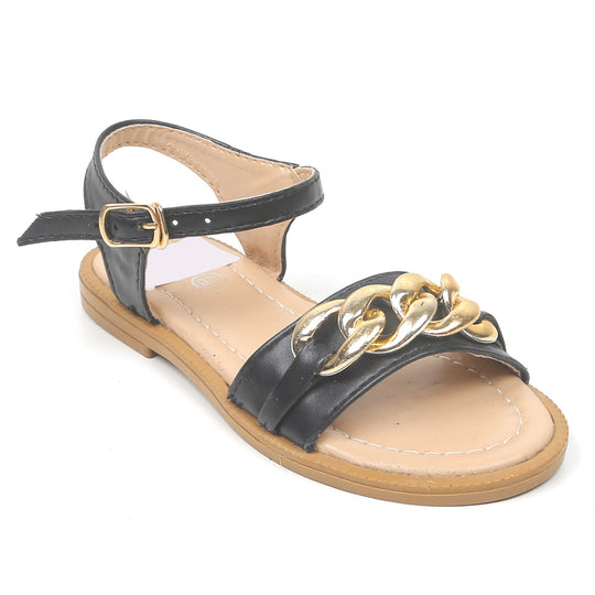 Girls Sandal 909-4 - Black