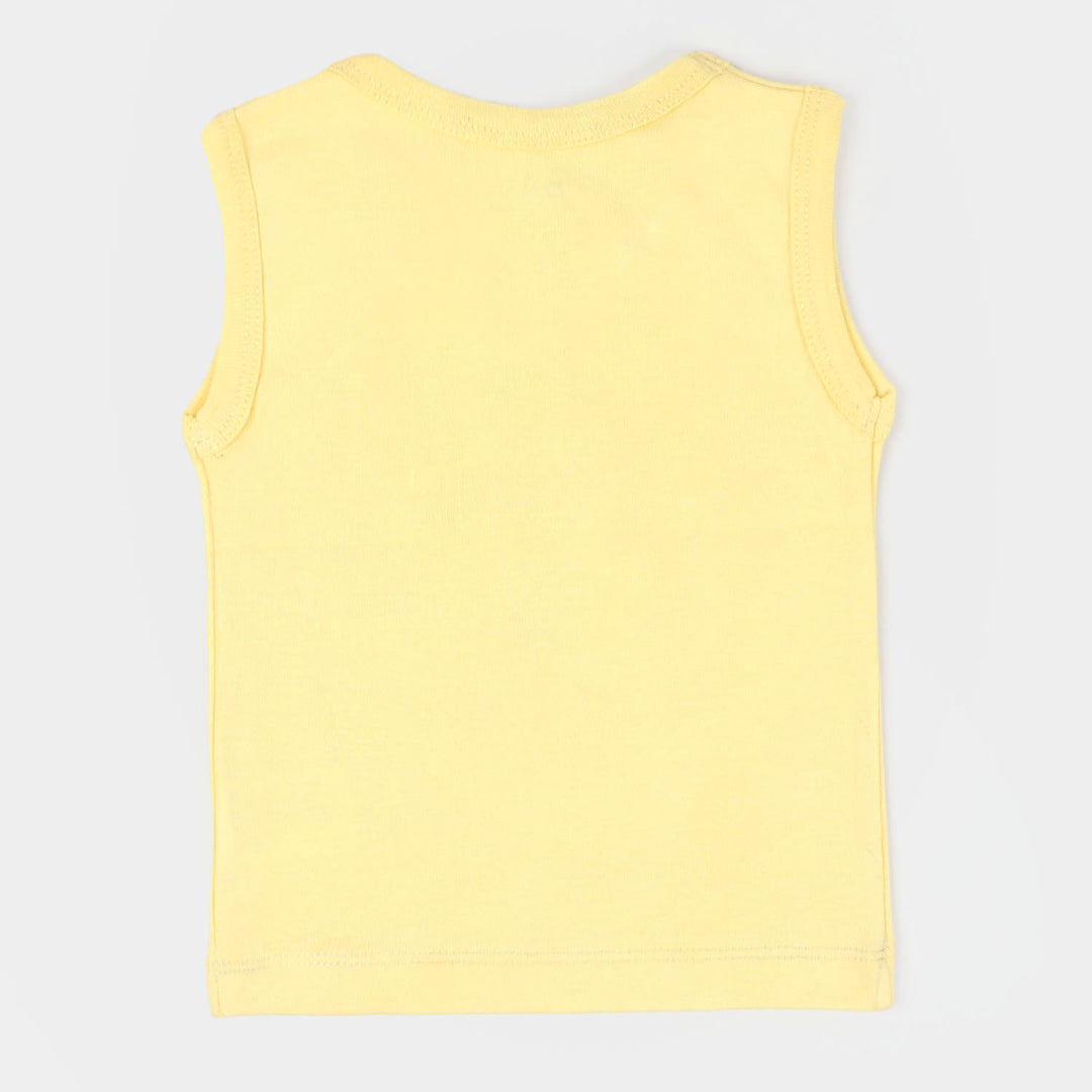 Boys Sando Airplane - Yellow