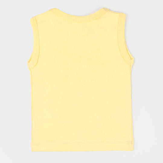 Boys Sando Airplane - Yellow