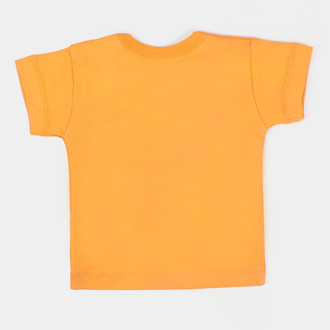 Infant Boys T-Shirt Ready To Fly - Orange